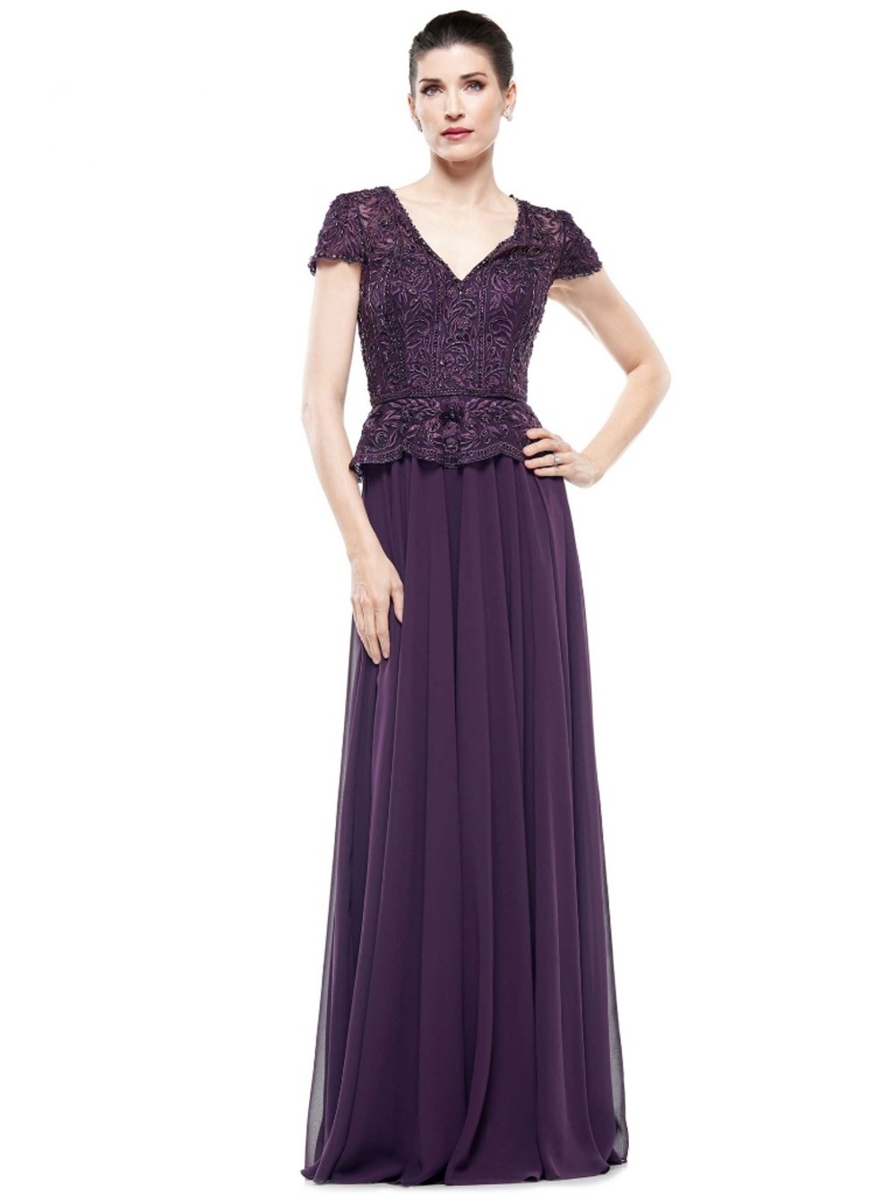 Gorgeous plum/burgundy gown